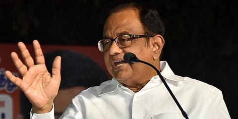 Congress leader and former Finance Minister P Chidambaram (Photo | EPS)