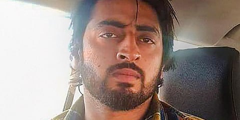 Mohammed Shahrukh who waved a gun at Delhi Police personnel in the Jaffrabad-Maujpur area (File photo | PTI)