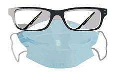 How to avoid fogging up of eyeglasses while wearing masks
