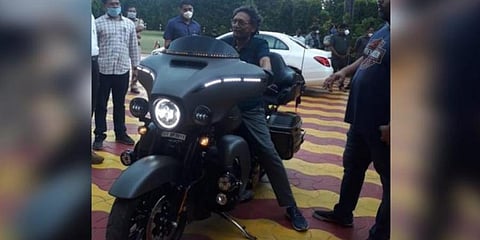 CJI SA Bobde was spotted with the bike at Nagpur, his home town, and the picture of him on it had gone viral on social media.