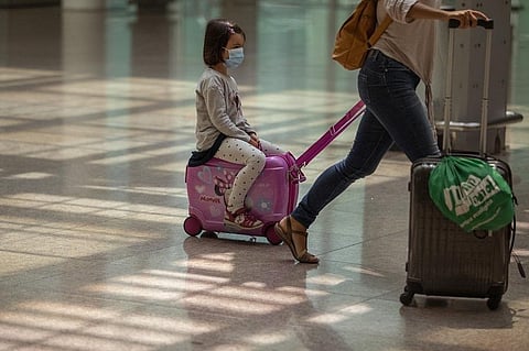 Passengers arrive at the Barcelona airport, Spain, Tuesday, June 30, 2020. (Photo | AP)