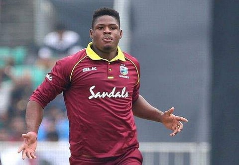 West Indies seamer Oshane Thomas  (Photo | AFP)