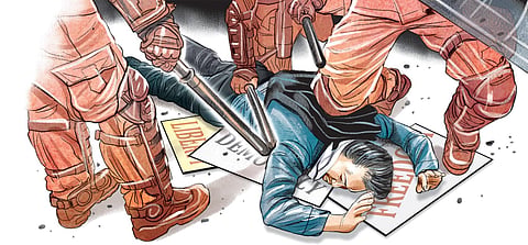 The war of words and threats of retaliation are likely to prolong the trade war between China and the US. (Express Illustrations)