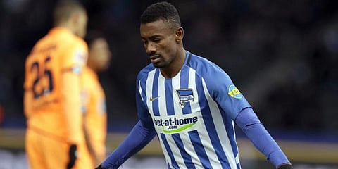 Salomon Kalou has joined Brazilian club Botafogo after leaving Hertha Berlin. (File Photo | AP)