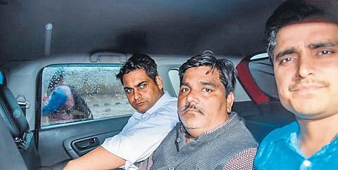 AAP Councillor Tahir Hussain. 