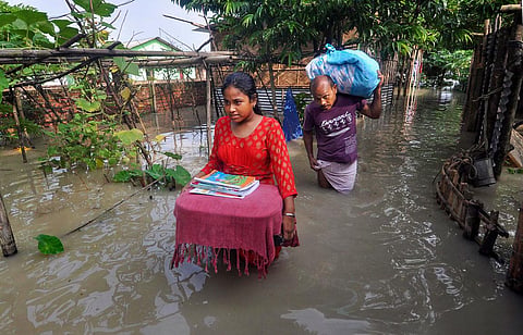 According to Assam State Disaster Management Authority (ASDMA), 28 of the state’s 35 districts are still in the grip of the floods which affected 22,74,289 people in 3,446 villages. 