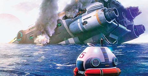 Survive, progress, and thrive in this underwater journey