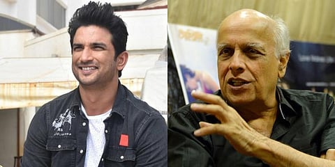 Late actor Sushant Singh Rajput  (L) and Filmmaker Mahesh Bhatt (R) (Photo | IANS, PTI)