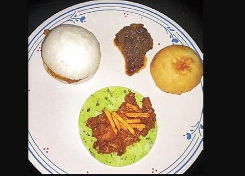 An assortment of to-be-assembled and ready-to-eat items from Farzi Café