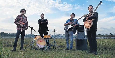 (From left) Veecheet Dhakal, Joe Panicker, Anudwatt Dhakal and Siddhant Mani Chettri