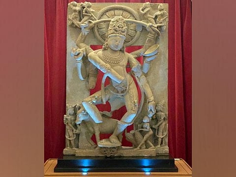 Stolen Shiva statue. (Photo| ANI)
