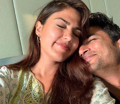 Late actor Sushant Singh Rajput and Rhea Chakraborty (Photo | Rhea Chakraborty, Instagram)