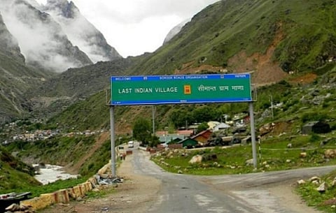 An Indian village near the China border (Photo | Facebook/Uttarakhand Traveller)