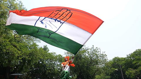 The Congress flag.