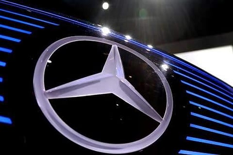 The famed Mercedes-Benz logo (Photo | AP)