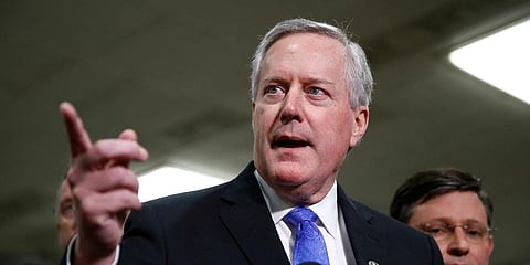 US presidential chief of staff Rep.Mark Meadows (File photo| AP)