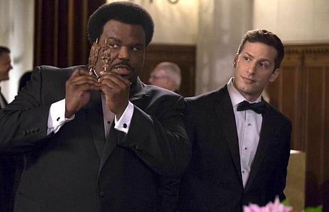 Craig Robinson as Doug Judy with Andy Samberg's charachter Jake Peralta in 'Brooklyn Nine-Nine' (Photo | YouTube Screengrab)