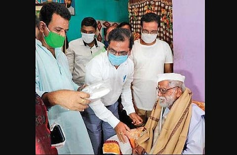 102-year-old freedom fighter, Biswanath Das