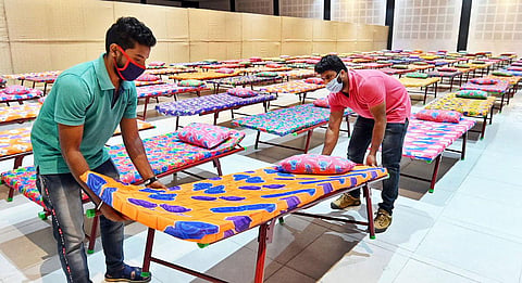 Representational image of Covid First Line Treatment Centre. (Photo | Vincent Pulickal, EPS)
