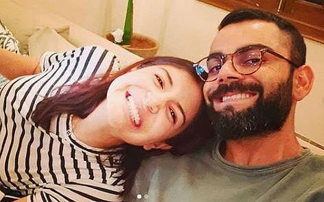 India skipper Virat Kohli and actress wife Anushka Sharma. (Photo | Insta).