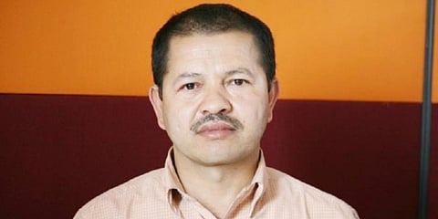 Nepali journalist Balaram Baniya (Photo| Twitter)