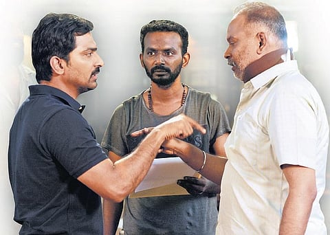 SG Charles with Vaibhav and Venkat Prabhu