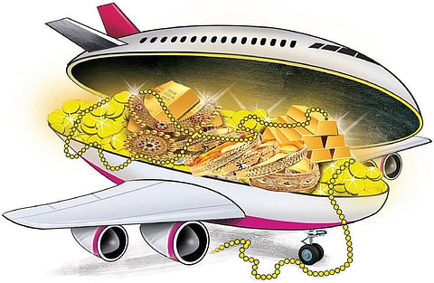 Gold smuggling: Diplomatic baggage sent from different addresses in UAE
