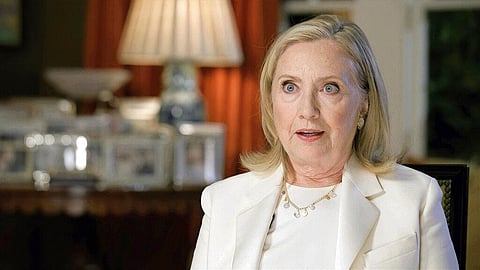 Former Secretary of State Hillary Clinton speaks during the third night of the Democratic National Convention on Wednesday, Aug. 19, 2020.  (Photo | AP)
