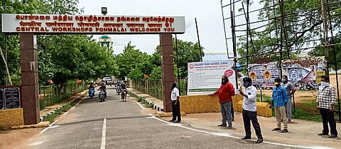 The irked apprecenties from Tamil Nadu jumped into protest questioning how they were called for the certificate verification to Tiruchy.