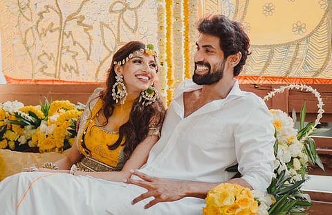 Rana Daggubati and Miheeka Bajaj.