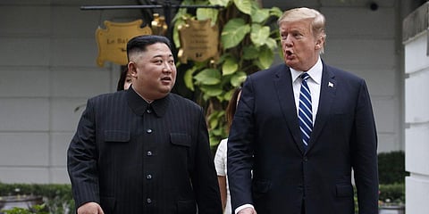 North Korea leader Kim Jong Un (left) and US President Donald Trump (right) (File photo| AP)