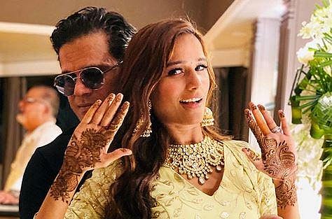 Poonam Pandey married her long time boyfriend and ad filmmaker Sam Bombay. (Photo | Insta)