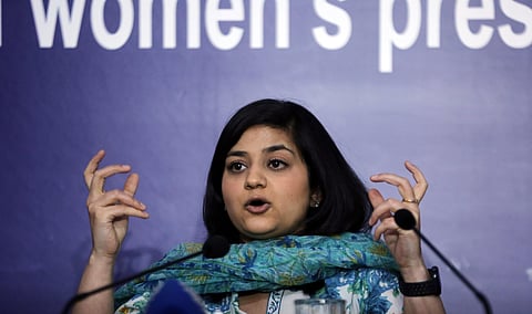 Mehbooba Mufti's daughter Iltija Mufti. (Photo | Shekhar Yadav/EPS)