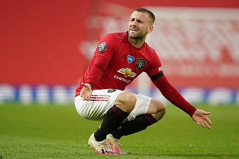 Manchester United's English defender Luke Shaw. (Photo | AFP)
