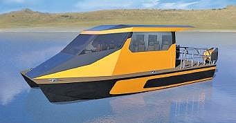 A sketch of the water taxi