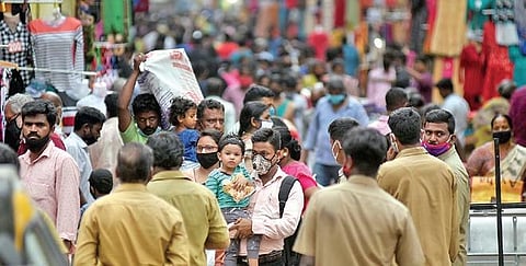 It was business as usual at the ever congested Ranganathan street in  T Nagar on Wednesday | Martin Louis