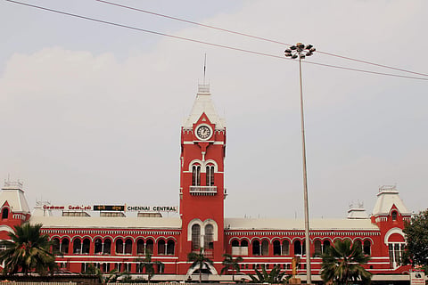 Chennai Central Railway station is one of the most important landmarks of Chennai and also happens to be adjacent to the headquarters of Southern Railways.