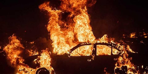 a few local residents stopped the corporator’s car and entered into a heated argument with Naik regarding his role in the death of a youth, Tejavath Anand. (Representational Photo | AP)