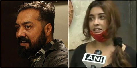 Director Anurag Kashyap (L) and actress Payal Ghosh (Photo| Twitter)