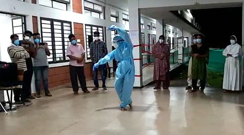 Dances at the Sultan Bathery Covid  First-Line Treatment Centre