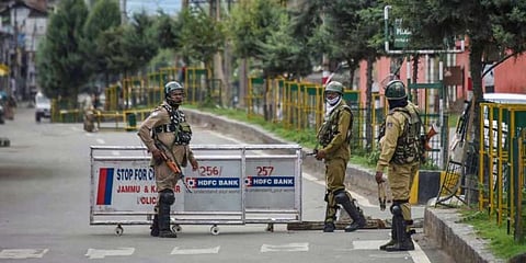 Civilians and security forces personnel killed in terrorist incidents across J-K came down to 45 from 54, said Centre in Monday. (Representational Photo | PTI)