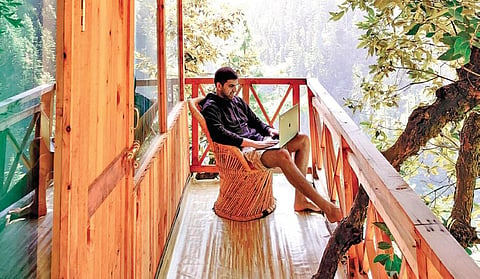 Workstation and vacation can go hand in hand, thanks to the new found meaning of 'WFH'