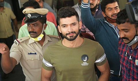 Kannada film actor Diganth Manchale. (Photo | Meghana Sastry, EPS)