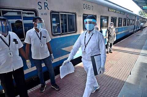 After two months of lockdown, Southern Railway resumed some services on June 1. (Photo| EPS/ A Raja Chidambaram)