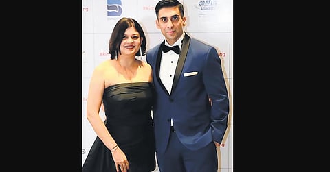 Power couple: Ashish Dev Kapur and wife Meghana