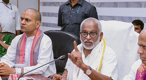 TTD trust board chairperson  YV Subba Reddy (File photo | PTI)