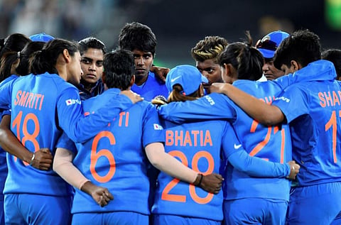 Women Indian Cricket Team. (Photo | T20 World Cup Twitter)