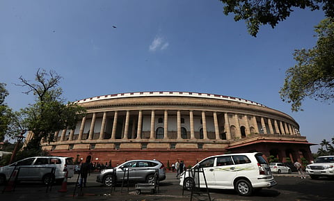 A view of the Parliament house in New Delhi. (Photo| Shekhar Yadav, EPS)