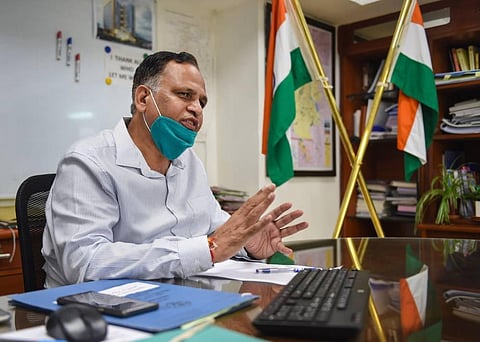 Delhi Health Minister Satyendar Kumar Jain. (Photo | PTI)