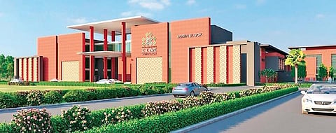 A view of the proposed permanent campus of Indian Institute of Management Sambalpur (IIM-S). 